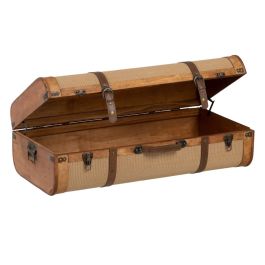 Juego de Baúles 80 x 41,5 x 25 cm Tejido Sintético Madera (2 Piezas) Juego de Baúles 80 x 41,5 x 25 cm Tejido Sintético Madera (2 Piezas)