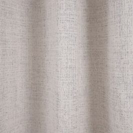 Cortina Beige Poliéster Plata 100 % algodón 140 x 260 cm