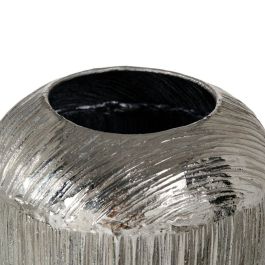 Jarrón 15 x 15 x 48 cm Plata Aluminio