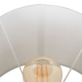 Lámpara de mesa Dorado Lino Metal Hierro 40 W 220 V 28 x 28 x 48 cm