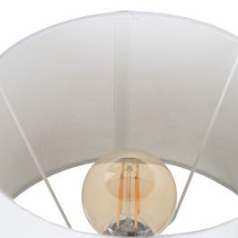 Lámpara de mesa Dorado Lino Metal Hierro 40 W 220 V 30 x 30 x 52 cm