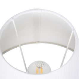 Lámpara de mesa Dorado Lino Metal Hierro 40 W 220 V 25 x 25 x 43 cm Lámpara de mesa Dorado Lino Metal Hierro 40 W 220 V 25 x 25 x 43 cm
