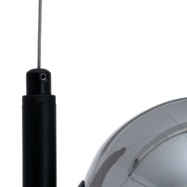 Lámpara de Techo 85 x 15 x 32 cm Cristal Negro Metal