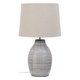 Lámpara de mesa 32 x 32 x 54 cm Cerámica Natural Blanco Precio: 96.79000056. SKU: S8802392