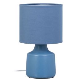 Lámpara de mesa Azul Cerámica 40 W 220-240 V 16 x 16 x 27 cm