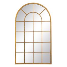 Espejo de pared 65 x 2,5 x 110 cm Dorado Metal Ventana Precio: 153.9967. SKU: S8802378