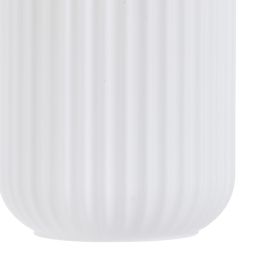 Lámpara de Techo Cristal Natural Metal Blanco 14 x 14 x 32 cm