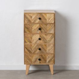 Cajonera 46,5 x 33,5 x 95 cm Natural Madera de mango