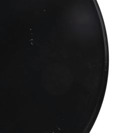Mesa auxiliar 45 x 45 x 47 cm Cristal Negro Gris Metal
