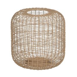 Farol Portavelas Beige 24 x 24 x 23 cm Hierro