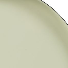 Mesa auxiliar 35,5 x 35,5 x 64,5 cm Negro Verde Hierro