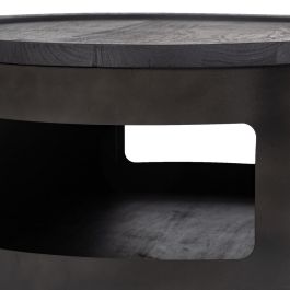 Mesa de Centro 75 x 75 x 34 cm Madera Hierro 2 Unidades
