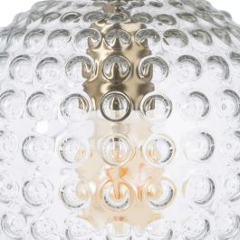 Lámpara de Techo Cristal Metal 20 x 20 x 25 cm
