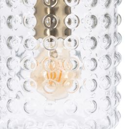 Lámpara de Techo Cristal Metal 16 x 16 x 28 cm