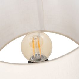 Lámpara de mesa Blanco Dorado Algodón Metal Cristal Latón Hierro 40 W 220 V 240 V 220-240 V 35 x 35 x 63 cm