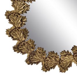 Espejo de pared 79 x 3 x 79 cm Dorado DMF