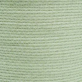 Cesta Multiusos 3 Piezas 28 x 28 x 36 cm Cuerda Verde Claro