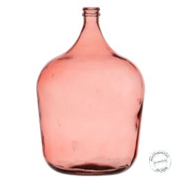 Garrafa Decorativa 36,5 x 36,5 x 56 cm Rosa vidrio reciclado