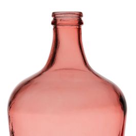 Garrafa Decorativa Rosa vidrio reciclado 27 x 27 x 42 cm