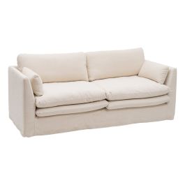 Sofá de 3 Plazas Beige Viscosa 224 x 100 x 94 cm Precio: 2283.8749994555. SKU: B19PQQGZ4M