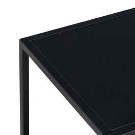 Mueble de TV 120 x 32 x 55 cm Negro Acero