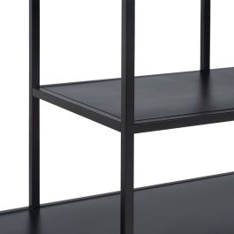 Mueble de TV 120 x 32 x 55 cm Negro Acero