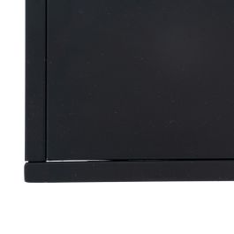 Mueble de TV 120 x 32 x 55 cm Negro Acero