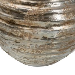 Macetero 37 x 37 x 30 cm Cerámica Plata Macetero 37 x 37 x 30 cm Cerámica Plata