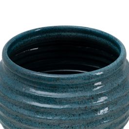 Macetero 37 x 37 x 30 cm Cerámica Azul Macetero 37 x 37 x 30 cm Cerámica Azul