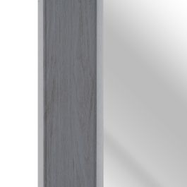 Espejo de pared 66 x 2 x 86 cm Gris Madera Blanco