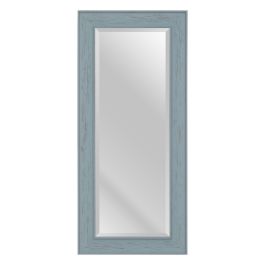 Espejo de pared 56 x 2 x 126 cm Azul Madera