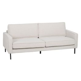 Sofá de 3 Plazas 213 x 87 x 90 cm Blanco Metal Precio: 1118.94999986. SKU: B143JQC9MV