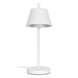 Lámpara de mesa Blanco Metal Hierro 40 W 220 V 240 V 220 -240 V 20 x 20 x 44 cm Lámpara de mesa Blanco Metal Hierro 40 W 220 V 240 V 220 -240 V 20 x 20 x 44 cm