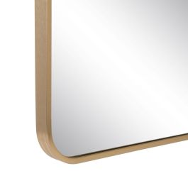 Espejo de pared Dorado Aluminio Cristal 76 x 3 x 101 cm