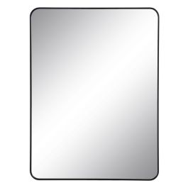Espejo de pared Negro Aluminio Cristal 76 x 3 x 101 cm Precio: 102.95000045. SKU: B13RRAZCFZ