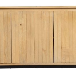 Aparador MONTMARTRE Negro Natural Hierro Madera de mango 140 x 40 x 75 cm