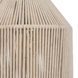Lámpara de Techo Cuerda Crema 26 x 26 x 65 cm Lámpara de Techo Cuerda Crema 26 x 26 x 65 cm