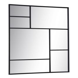 Espejo de pared Negro Cristal Hierro Vertical 90 x 2 x 90 cm Precio: 135.7899994. SKU: B1DH6EBYQQ