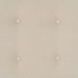 Cabecero de Cama 105 x 8 x 125 cm Tejido Sintético Crema