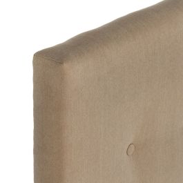 Cabecero de Cama 105 x 8 x 125 cm Tejido Sintético Beige Cabecero de Cama 105 x 8 x 125 cm Tejido Sintético Beige