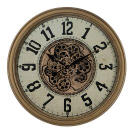 Reloj de Pared Crema Dorado Cristal Hierro 66 x 9,5 x 66 cm (3 Unidades) Precio: 130.9499994. SKU: B1C4F7QW3E
