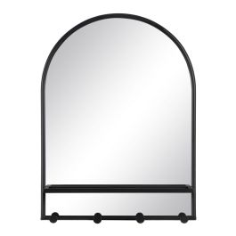 Espejo de pared Negro Cristal Hierro 60 x 17 x 80,5 cm Precio: 129.94999974. SKU: B18PHMKMAV