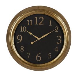 Reloj de Pared Negro Dorado PVC Cristal Hierro Madera MDF 47 x 5,5 x 47 cm Precio: 66.95000059. SKU: B123GX34YB