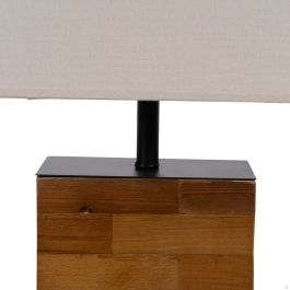Lámpara de mesa Marrón Crema 60 W 220-240 V 35 x 18 x 51 cm