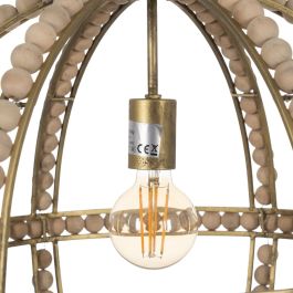 Lámpara de Techo Natural Metal madera de roble 220-240 V 54 x 54 x 54 cm
