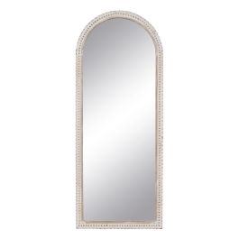 Espejo de pared Blanco Natural Cristal Madera de mango Madera MDF Vertical 60,9 x 3,8 x 152,4 cm