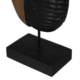 Figura Decorativa Marrón Máscara 20,5 x 12 x 49 cm