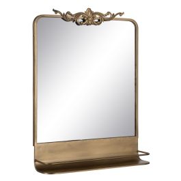 Espejo de pared Dorado Cristal Hierro 62 x 16 x 65 cm
