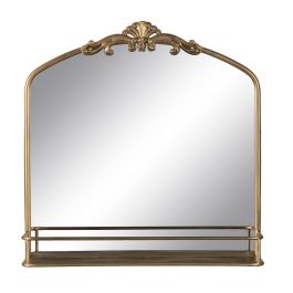 Espejo de pared Dorado Cristal Hierro 59 x 14,5 x 63 cm