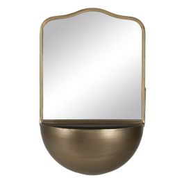 Espejo de pared Dorado Cristal Hierro 40 x 20 x 37 cm
